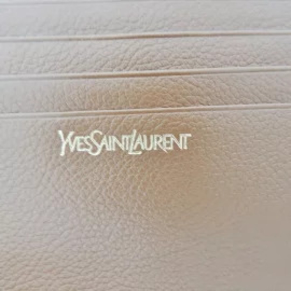 Saint Laurent Yves Bi fold Wallet Brown Leather - Picture 5 of 7